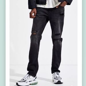 CALVIN KLEIN Men’s Slim Jeans Slim Leg            Ranch Black  SIZE W30 X L32